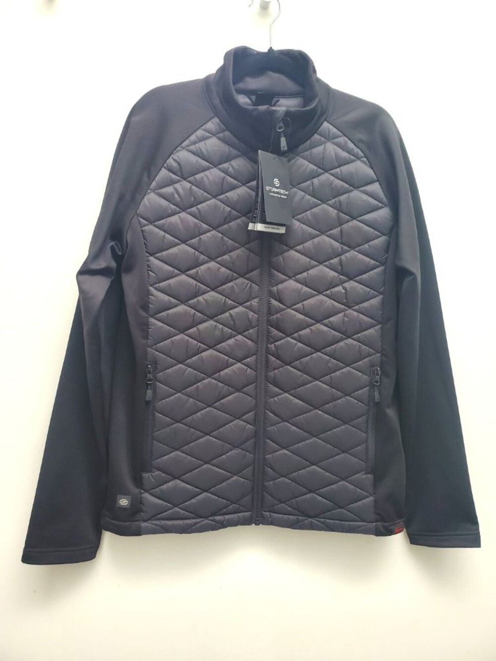 Stormtech Men's Boulder Thermal Shell Quilted Hybrid Jacket Medium Black AFH-1